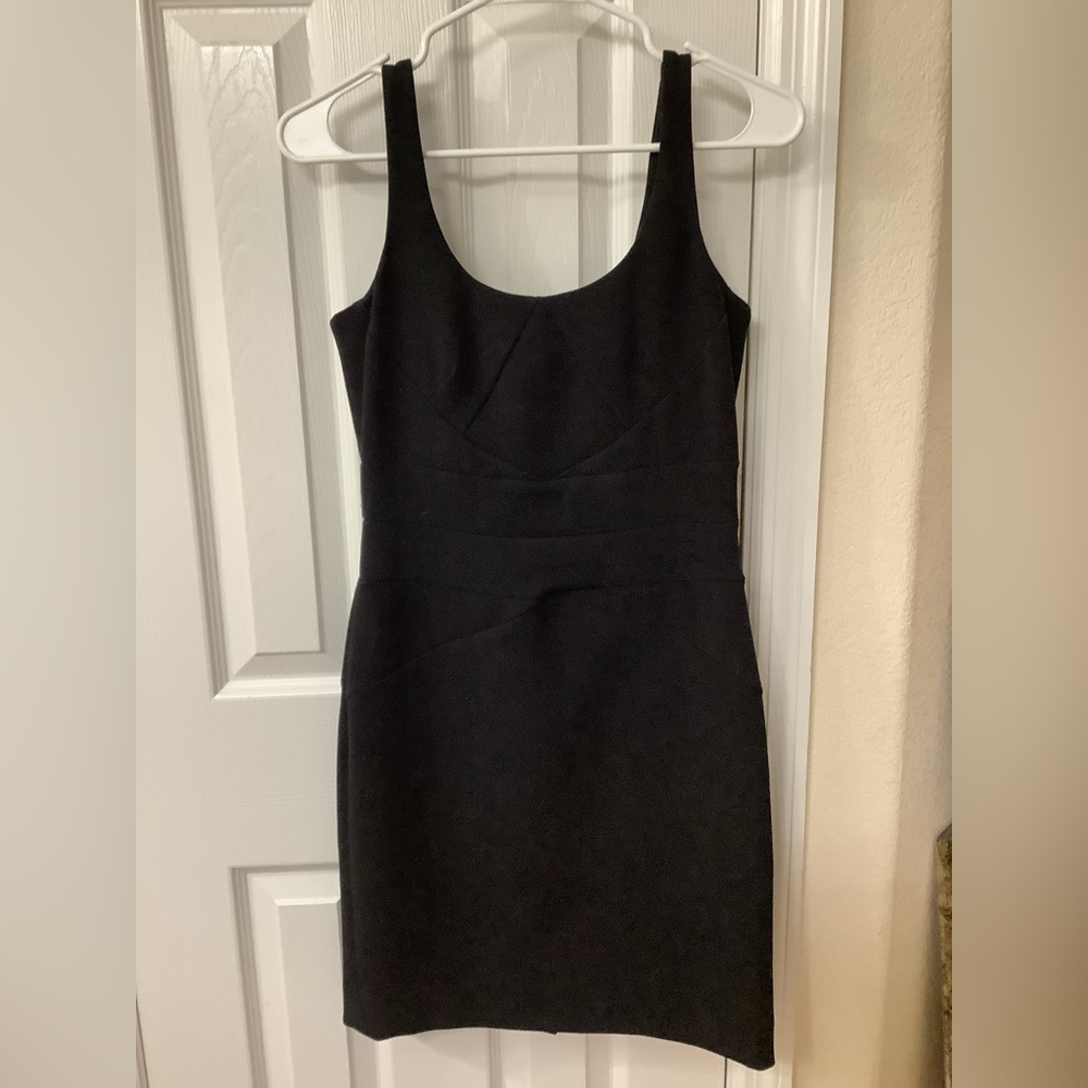 MICHAEL Black Mini Sleeveless Dress Size 0 by Michael Kors
